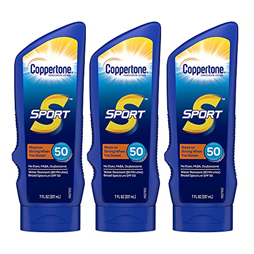 Coppertone SPORT Sunscreen Lotion Broad Spectrum SPF 50 Multipack...