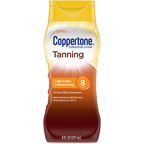 Coppertone Tanning Sunscreen Lotion Broad Spectrum SPF 15 8 Flui...