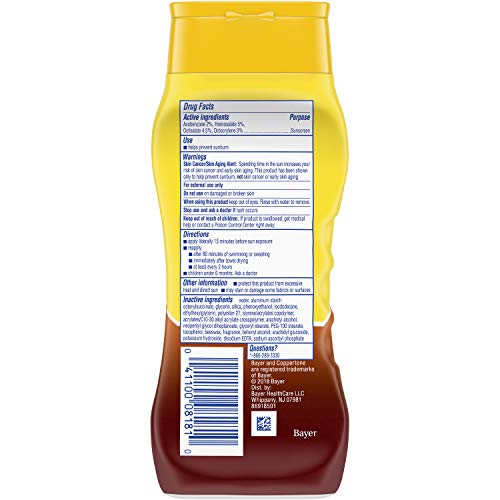 Coppertone Tanning Sunscreen Lotion Broad Spectrum SPF 8 8 Fluid...