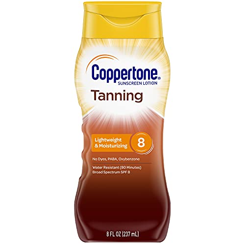 Coppertone Tanning Sunscreen Lotion Broad Spectrum SPF 15 8 Flui...