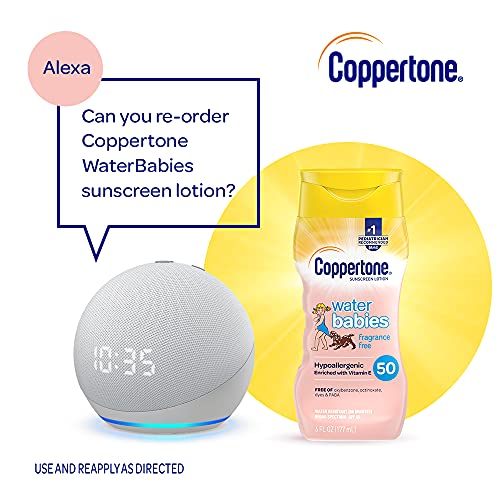 Coppertone WaterBabies SPF 50 Sunscreen Lotion, Pediatrician Reco...