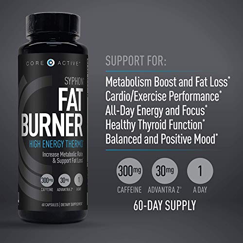 COREACTIVE Lean Core Omega + MCT 90 Servings Syphon Thermogen...