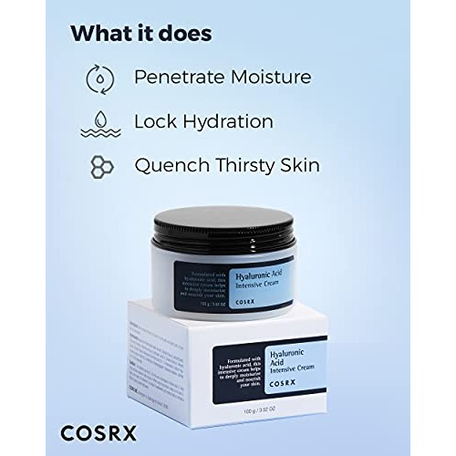 COSRX Hyaluronic Acid Intensive Cream, 3.53 oz / 100g | Wrinkle C...
