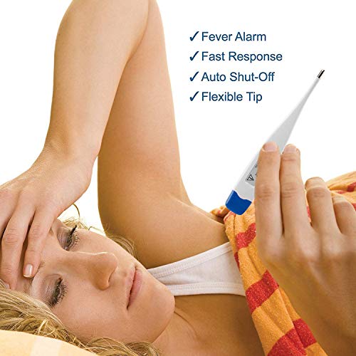 Electronic Oral Thermometer, Digital Thermometer, Rectal and Oral...