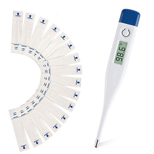 Electronic Oral Thermometer, Digital Thermometer, Rectal and Oral...