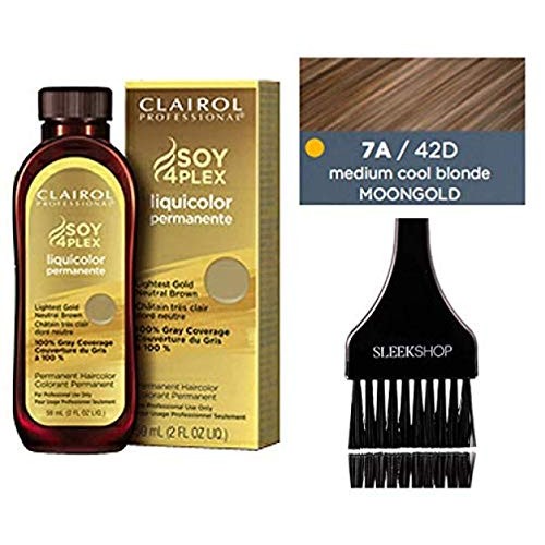 Clairol Soy4Plex LiquiColor PERMANENT Liquid HAIR COLOR w/Sleek ...