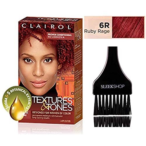 Clairol TEXTURE & TONES Permanent Moisture-Rich Haircolor, No Amm...