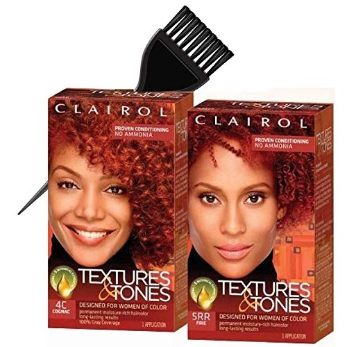 Clairol TEXTURE & TONES Permanent Moisture-Rich Haircolor, No Amm...