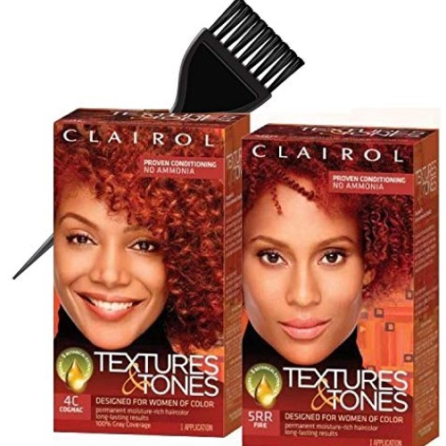 Clairol TEXTURE & TONES Permanent Moisture-Rich Haircolor, No Amm...