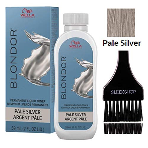 Wella BLONDOR Permanent Liquid Hair TONER w/Sleek Tint Brush Ha...