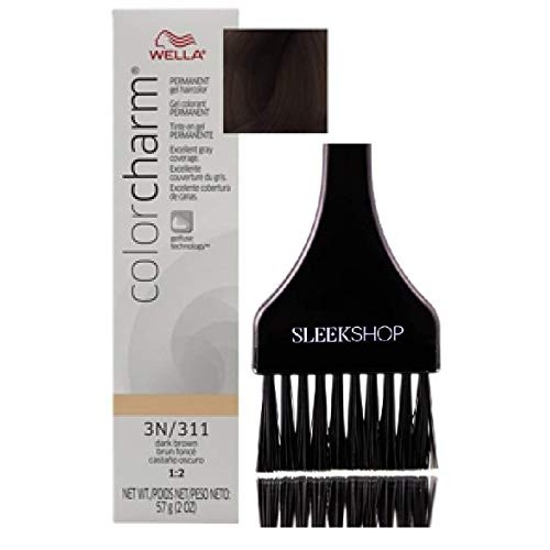 Wella Color Charm GEL Permanent Haircolor w/Sleek Brush Hair Co...