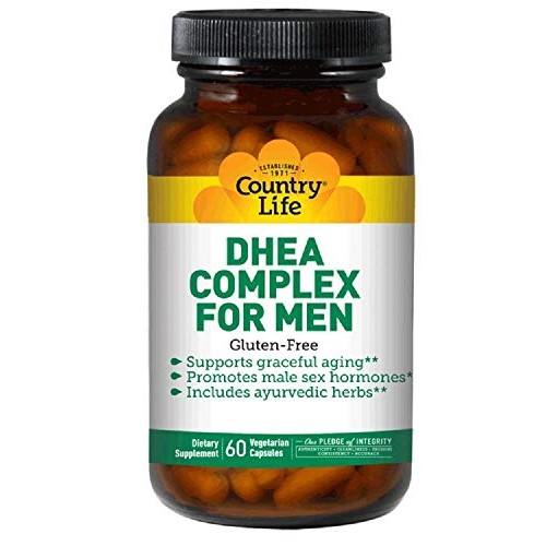 Country Life DHEA Complex Supplement, 60 Vegetarian Capsules Sup...