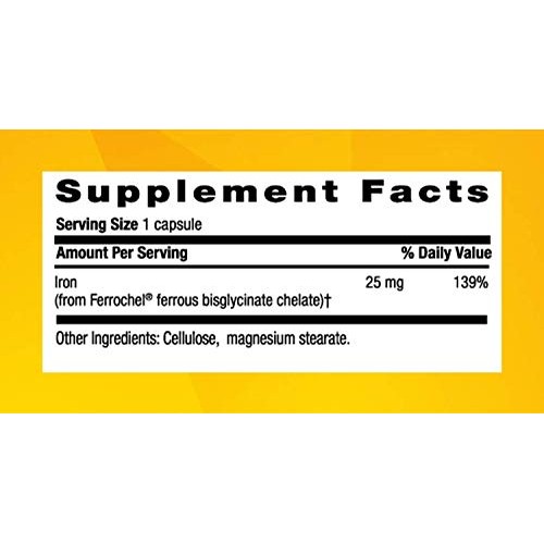 Country Life Easy Iron, 25 mg, 90-Count