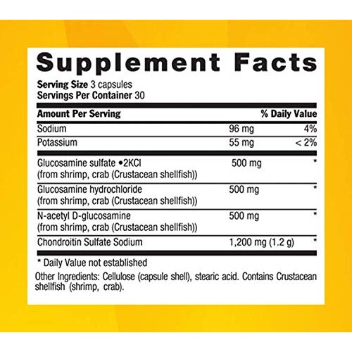 Country Life Glucosamine Chondroitin, 90 vcaps