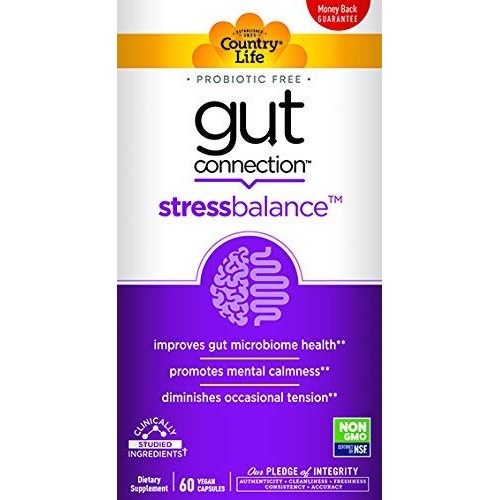 Country Life Gut Connection - Stress Balance - 60 ct - Improves G...