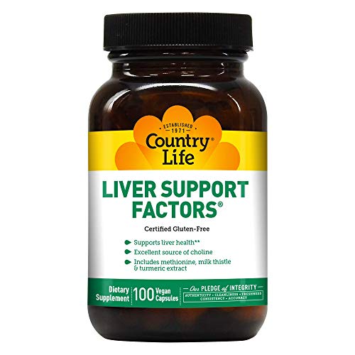 Country Life Liver Support Factors - 100 Vegan Capsules - Liver H...