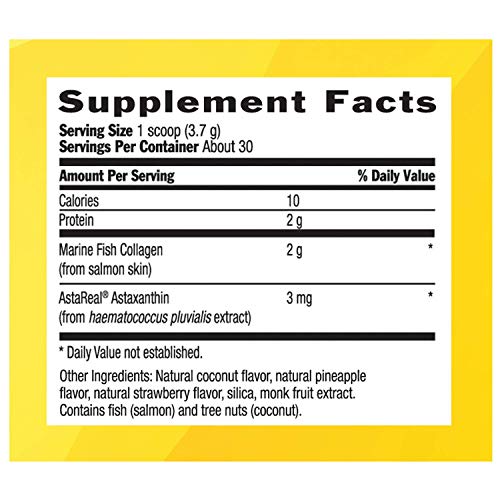 Country Life Maxi Marine Collagen + Astaxanthin - Tropical Punch ...