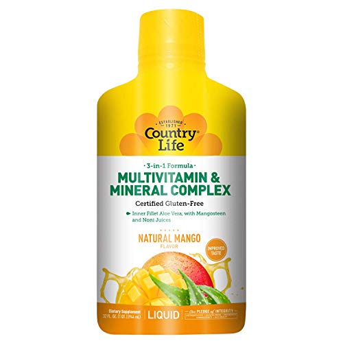Liquid Multivitamin & Mineral Complex by Country Life 32 fl oz I...
