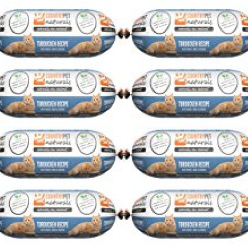 CountryPet Naturals Pasteurized Frozen Cat Food, 1.5 lbs, Turkey ...