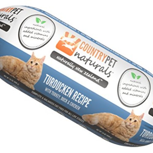 CountryPet Naturals Pasteurized Frozen Cat Food, 1.5 lbs, Turkey ...