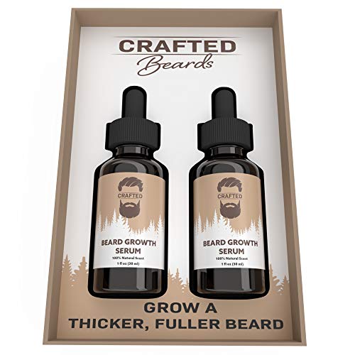 Beard Growth Oil 2 pack - Crafted’s Beard Growth Serum - Help Fil...