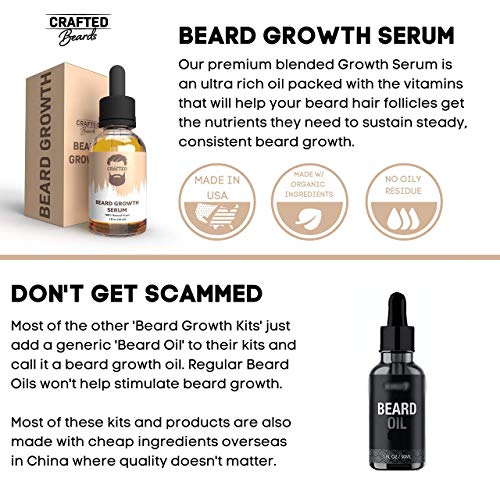Beard Growth Oil - Crafted’s Beard Growth Serum - Help Fill in Pa...