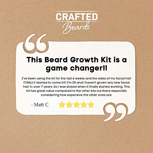 Beard Growth Oil - Crafted’s Beard Growth Serum - Help Fill in Pa...
