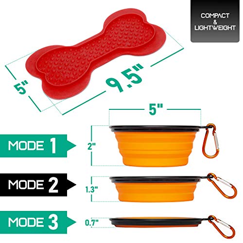 CramuAli Dog Lick Pads - 2 Large Dog Washing Distraction Device, ...
