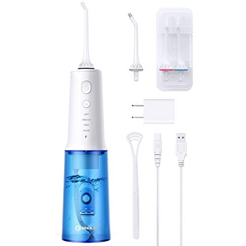 Upgrade Professional Water Flosser for Teeth, Cordless Dental O...