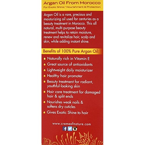 Creme of Nature 100% Pure Argan Oil, 1 Ounce RCONA213