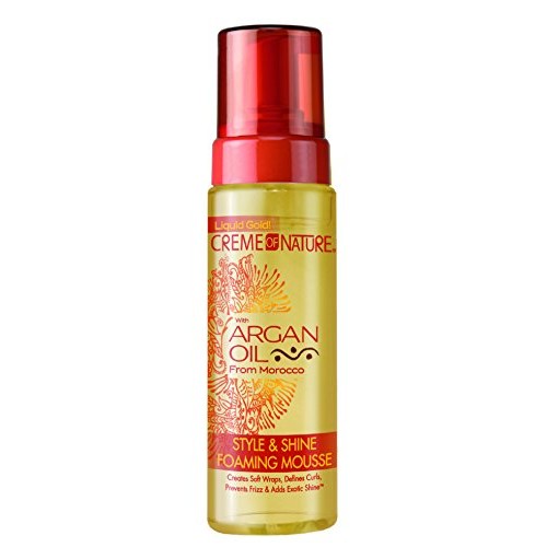 Creme of Nature Argan Oil Style and Shine Foaming Mousse, 1pack, ...