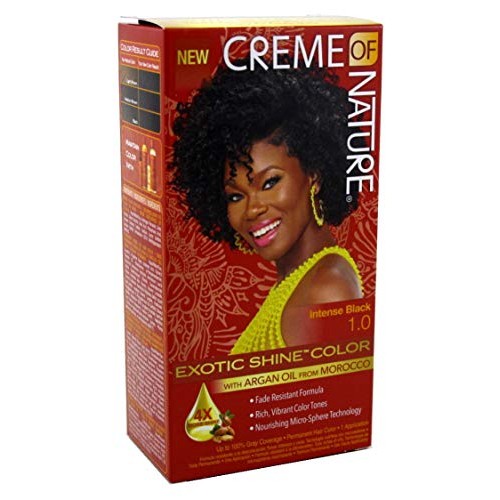 Creme Of Nature Color #1.0 Intense Black Exotic Shine 3 Pack