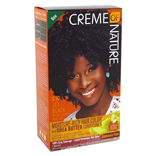 Creme Of Nature Color C10 Jet Black Kit 2 Pack