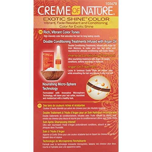Creme of Nature Exotic Shine Color With Argan Oil, Intensive Red ...