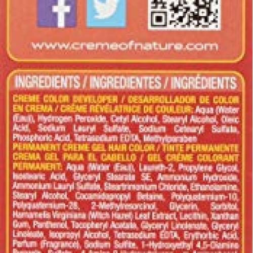 Creme of Nature Exotic Shine Color With Argan Oil, Intensive Red ...