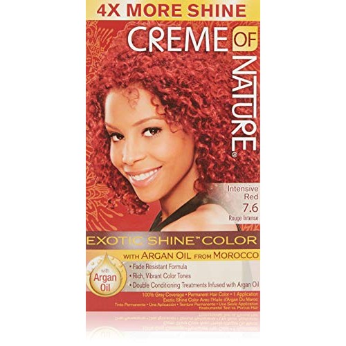 Creme of Nature Exotic Shine Color With Argan Oil, Intensive Red ...