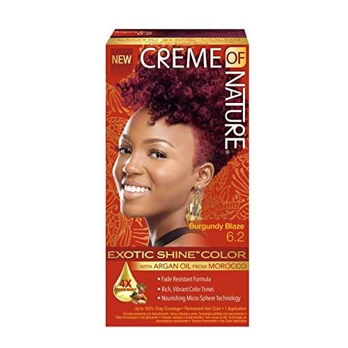 Creme Of Nature Exotic Shine Permanent Hair Color #6.2 Kit Argan ...