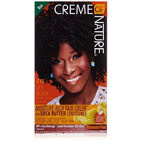 Creme of Nature Liquid Hair Color, Jet Black