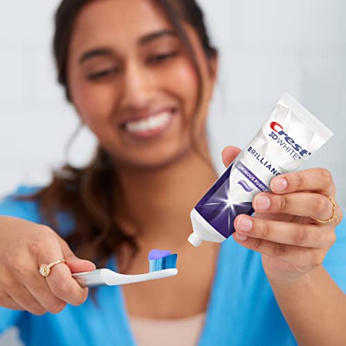 Crest 3D White Brilliance Teeth Whitening Toothpaste, Luminous Pu...