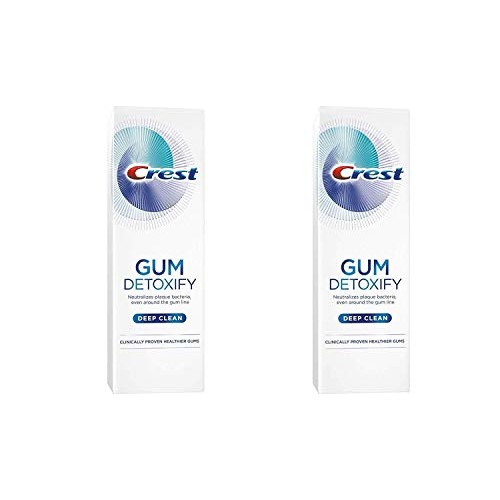 Crest Gum Detoxify Toothpaste, Deep Clean, 4.1 oz 116g - Pack of 2