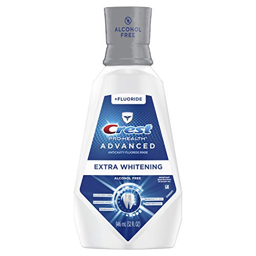 Crest Pro-Health Advanced Mouthwash, Alcohol Free, Extra Whitenin...