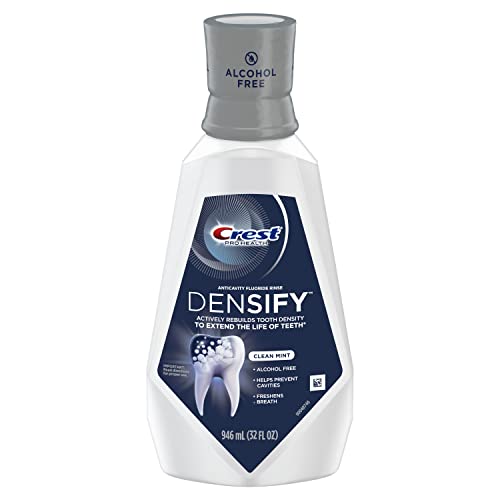 Crest Pro Health Densify Fluoride Mouthwash, Alcohol Free, Cavity...