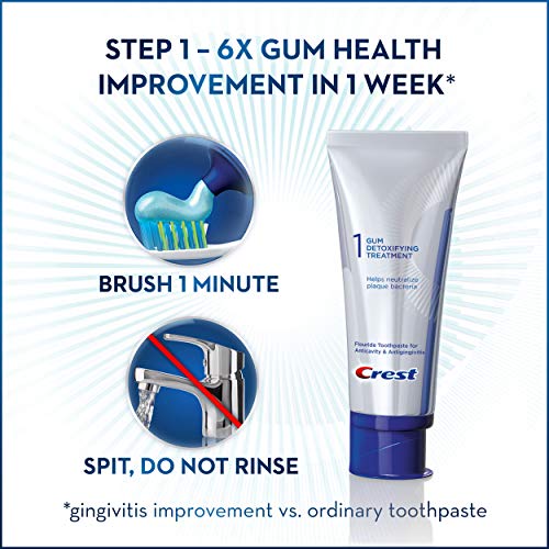 Crest Pro-Health Gum Detoxify + Whitening Two- Step Toothpaste, 4...