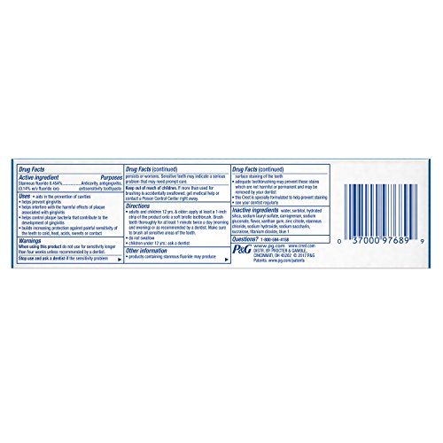 Crest Pro-Health Sensitive & Enamel Shield Toothpaste, 4.6 oz
