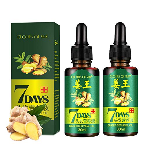 Ginger Germinal Oil 2 Pack, 2020 Hair Growth Ginger Essential Oil...