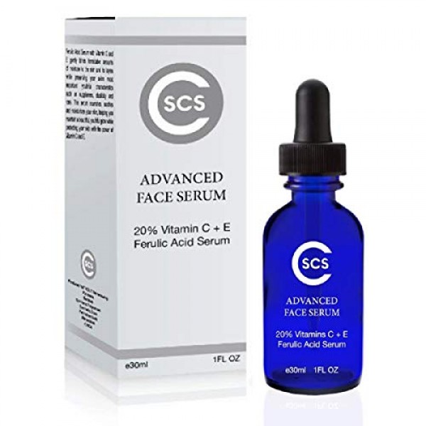 20% Vitamin C & E Ferulic Acid Serum for Face and Eyes - Rejuvena...