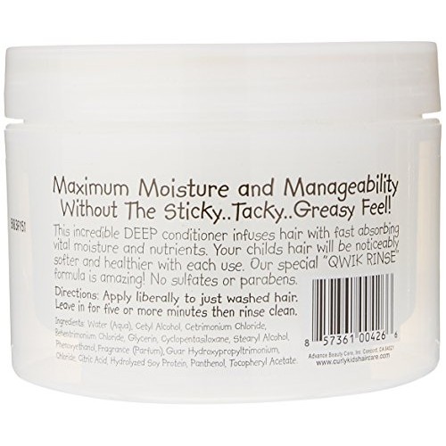 CurlyKids Curly Deep Hair Conditioner, 8 Ounce