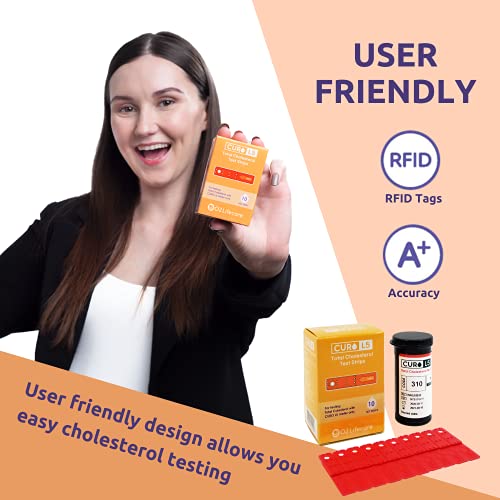 O2 Lifecare CURO L5 Cholesterol Test Kit - at Home Blood Testin...