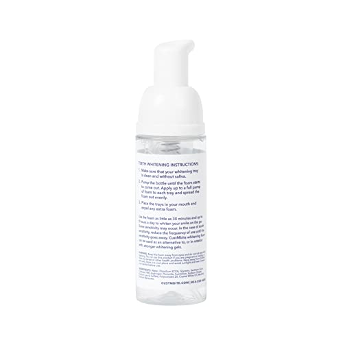 CustMbite Premium Gentle Teeth Whitening Foam For Sensitive Teeth