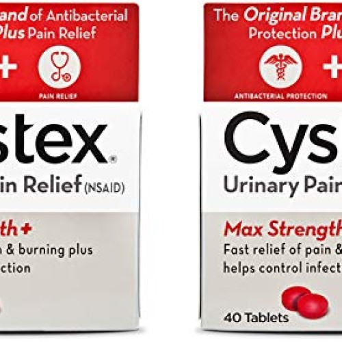 Cystex Urinary Pain Relief Tablets Fast UTI Treatment Controls Fr...